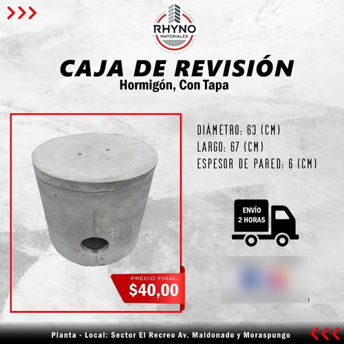 Cajas De Revision Prefabricadas Redondas Y Cuadradas