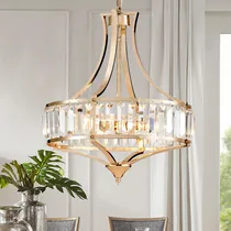 Comprar Candelabro Para Comedor Moderno Granja Cristal 4 Luz Rustico