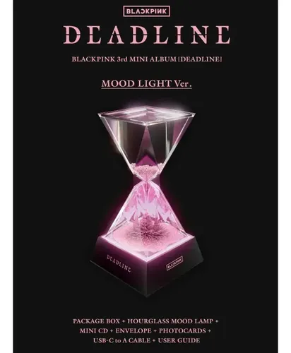BLACKPINK [DEADLINE] MOODLIGHT VER. アルバム 3º Mini-álbum Blackpink [prazo] Mood Light Ver. | MercadoLivre