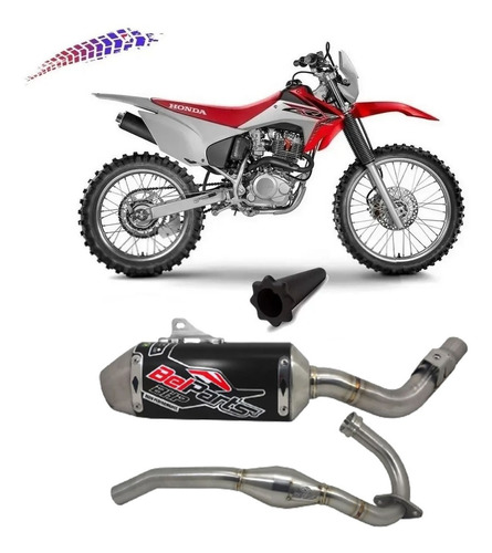 Ponteira + Curva De Escape Belparts Crf 230 Short