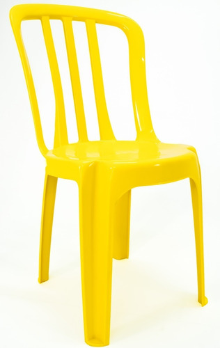 4 Cadeiras De Plástico Capacidade Para 182kg (4 Unidades)
