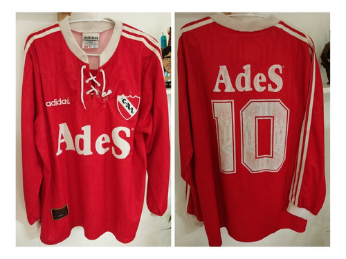 Camiseta De Independiente adidas 1996 Usada En Juego