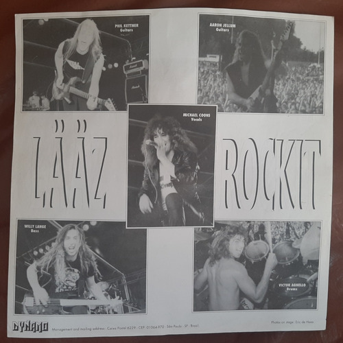 Lp Vinil Laaz Rockit Annihilation Principle C/ Encarte Raro (Usado)