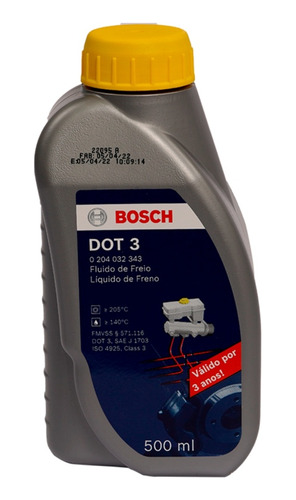 Liquido De Frenos Dot 3 Bosch 500ml
