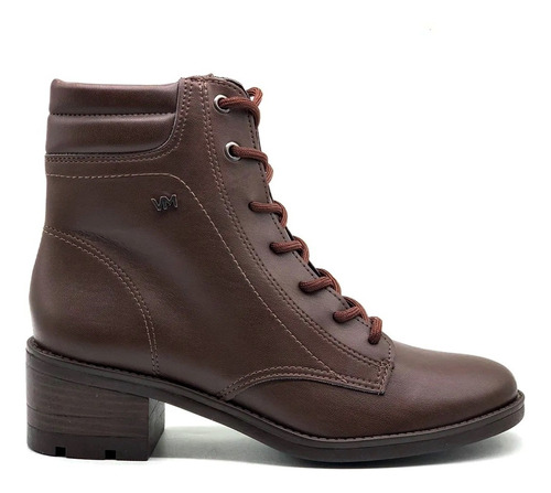 Coturno Feminino Botas Via Marte Salto Baixo Tratorado 