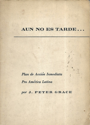 Aún No Es Tarde Plan De Acción Inmediata Pro América / Grace