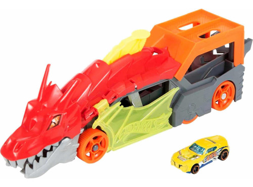 Hotwheels Juego De Pistas Juguete City Dragon Transportador