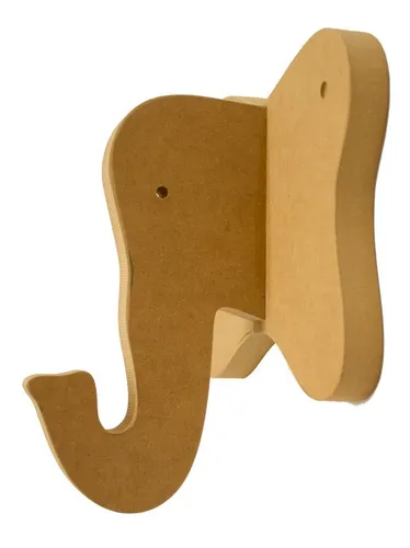 5Pcs Perchero Infantil para Pared de Madera, Animales Colgador