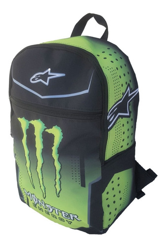 Mochila Para Casco De Moto Monster Energy 20 Litros