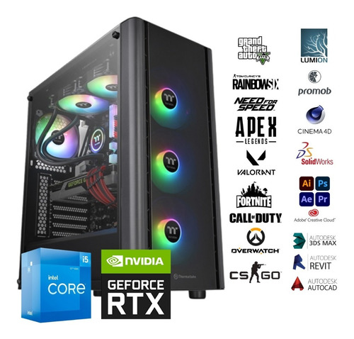 Cpu Intel Core I5-12400 Gigabyte B660m 64gb M2 500gb Rtx3050