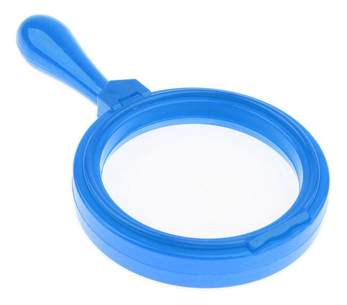 Lupa De Mano Lente De Con Soporte 4x Para Aprendizaje Azul