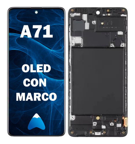 Modulo Compatible Samsung A71 Oled Con Marco Display Touch