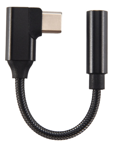 Adaptador De Auriculares Usb C A 3.5 Mm De 90 Grados Tipo C