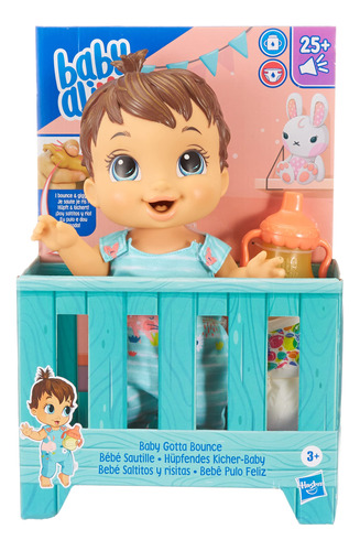 Baby Alive Baby Gotta - Muñeca De Rebote, Traje De Conejo,.