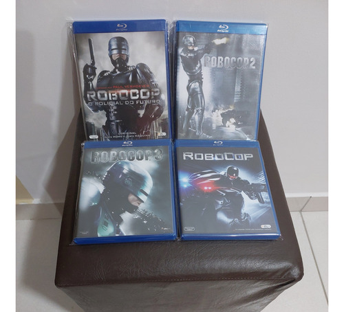 Blu-ray Robocop Quadrologia Coleção Completa Todos Dublados