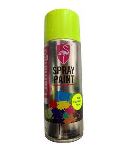 Pintura En Aerosol Fluorescente Amarillo Flamingo 450ml