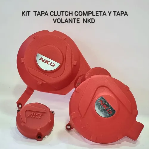 Kit Protector Tapa Clutch Y Tapa Volante Lujo Akt Nkd 125/sl