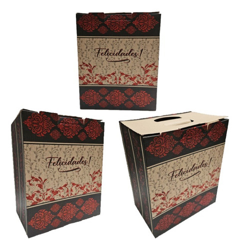 Caja Navidad Cartón Microcorrugado Estuche Regalo Empresario