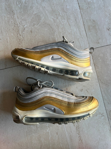 Zapatillas Air Max 97 Metallic Gold. Originales. Usadas (Usado)