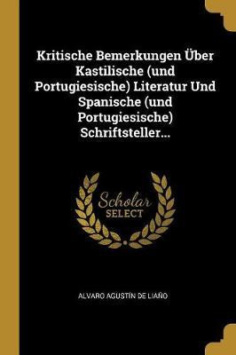Libro Kritische Bemerkungen Ber Kastilische (und Portugie...