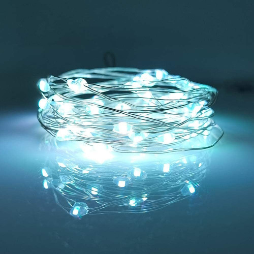 Luces De Cadena De Hadas Led Funciona Con Pilas Color Blanco Led Fairy Lights
