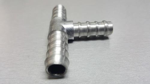 T De Gases De Spark Aluminio. Toma Gases Spark