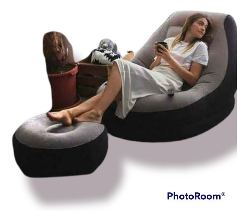 Sillon + Puff Intex Inflable