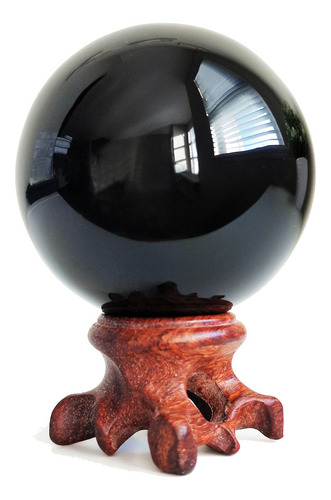 Mina Heal Bola De Cristal De Obsidiana Para Bola De Fengshui