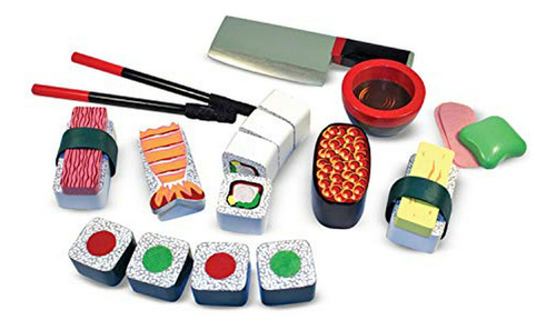 Set De Comida De Juguete Para Cortar Sushi  Compatible Con N