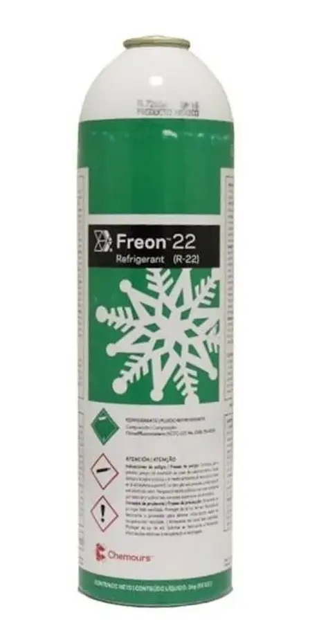 Refrigeración de aire acondicionado en lata de gas R22 de 1 kg | Chemours