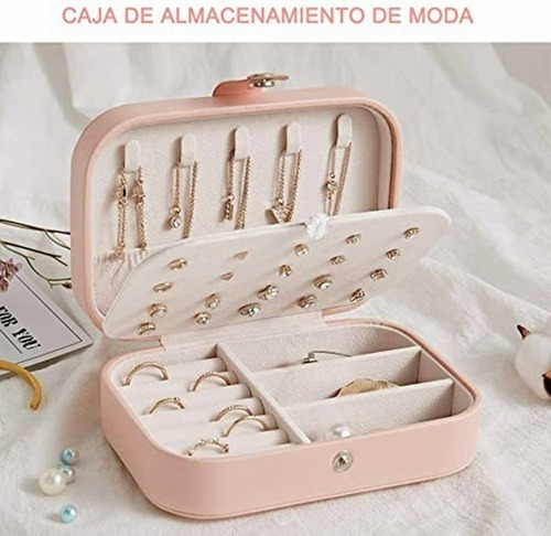 Imagen 7 de 8 de Joyero Caja De Collares Caja De Almacenamiento De Escritorio