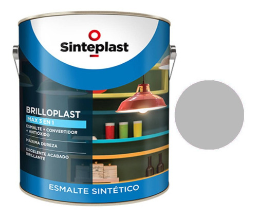 Brilloplast | Esmalte Sintético Convertidor | Aluminio 1lt