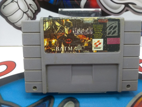 Defeit Fita Cartucho Jogo Batman Returns Snes Super Nintendo