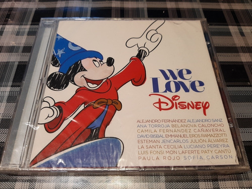 Disney We Love -  Cd Nuevo Cerrado Impecable - Latino