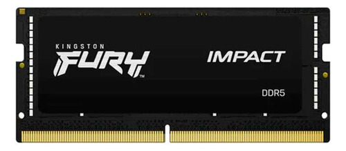 Memória Kingston Fury Impact 32gb Ddr5 5600mhz 1.1v Notebook