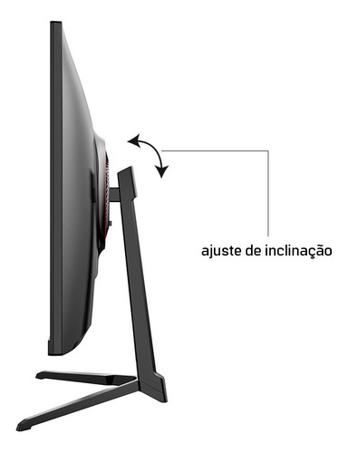 Monitor Gamer Hq 24 1ms,180hz, Ips, Amd Freesync Hq24ip18 Preto