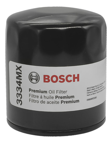 Filtro Aceite Motor Gmc Yukon Xl 2500 V8 6.0l 2011