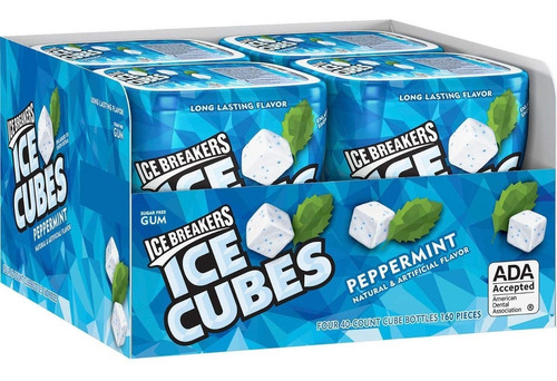 Chicles Americanos Importados Hershey's® Ice Cubes Menta X4