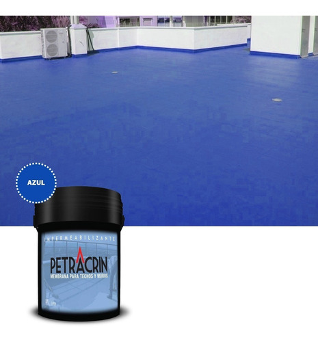 Imagen 2 de 7 de Membrana En Pasta Elastomerica Techo Rojo 20 Kg