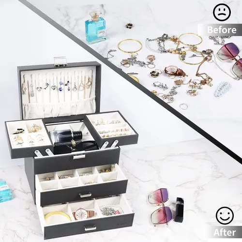 Caja De Organizacion De Joyas Elegantes