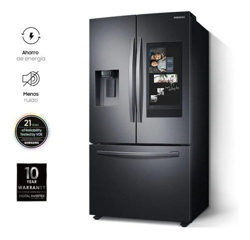 Imagen 2 de 7 de Refrigeradora Samsung French Family Hub 751l Rf27t5501b1 27p