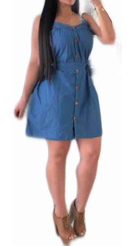 Vestidos Mezclilla Mujer Moda Jeans | Meses sin intereses Vestidos Mezclilla Mujer Moda Jeans | Meses sin intereses