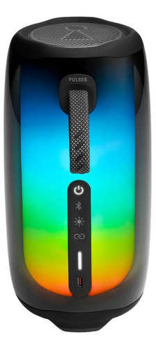 Parlante Jbl Pulse 5 Portátil Con Bluetooth Waterproof Negra