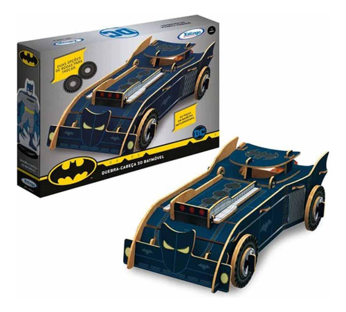 Quebra Cabeça Batman 3d Batmóvel - Xalingo