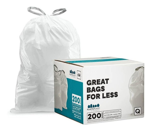 Plasticplace - Bolsas De Basura Compatibles De 13 A 17 Galon