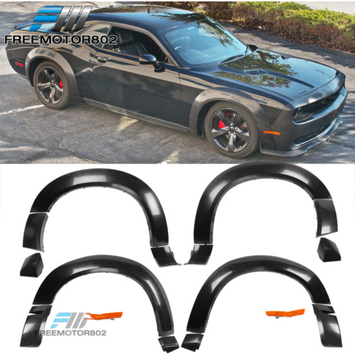 Fits 15-23 Dodge Challenger Srt Hellcat Fender Flares De Zzg