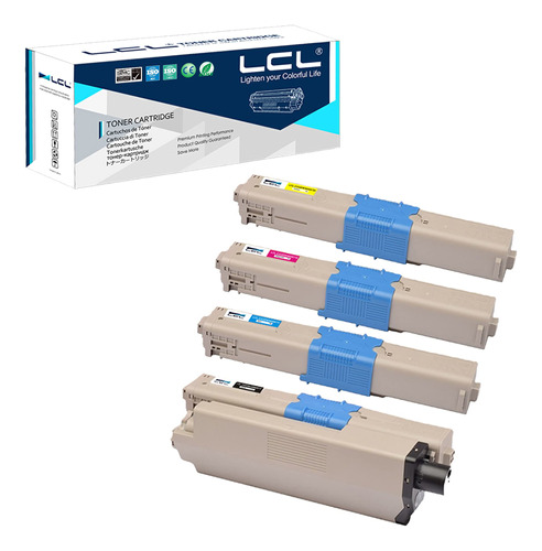 Lcl Cartucho De Tner Compatible De Repuesto Para Oki C332dn