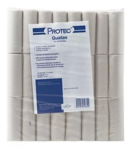 Gasas Estériles Protec Absorbentes 7.5cm X 5cm C/100 Piezas