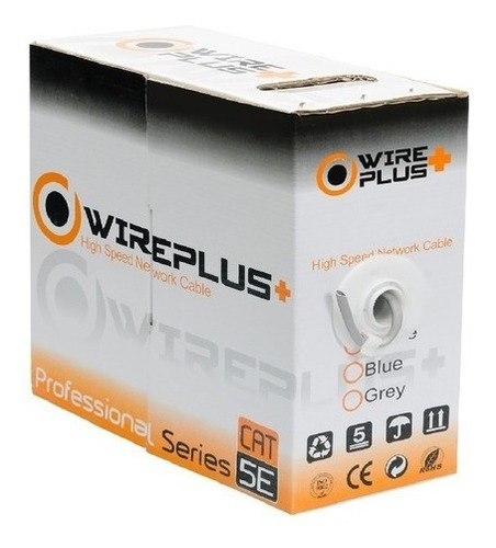 Imagen 7 de 7 de Bobina Cable Utp Cat 100mts Interior Internet Modem Router