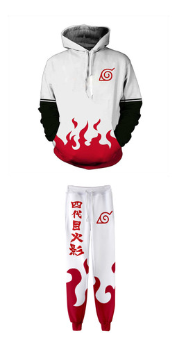 Conjunto De Sudadera Con Capucha De Naruto Para Cosplay De H